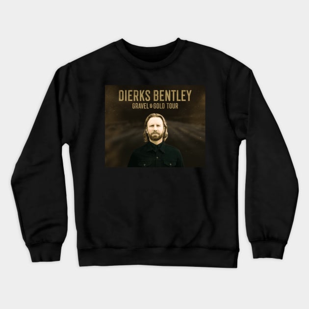 Dierks Bentley gravel and gold tour Crewneck Sweatshirt by mariacry